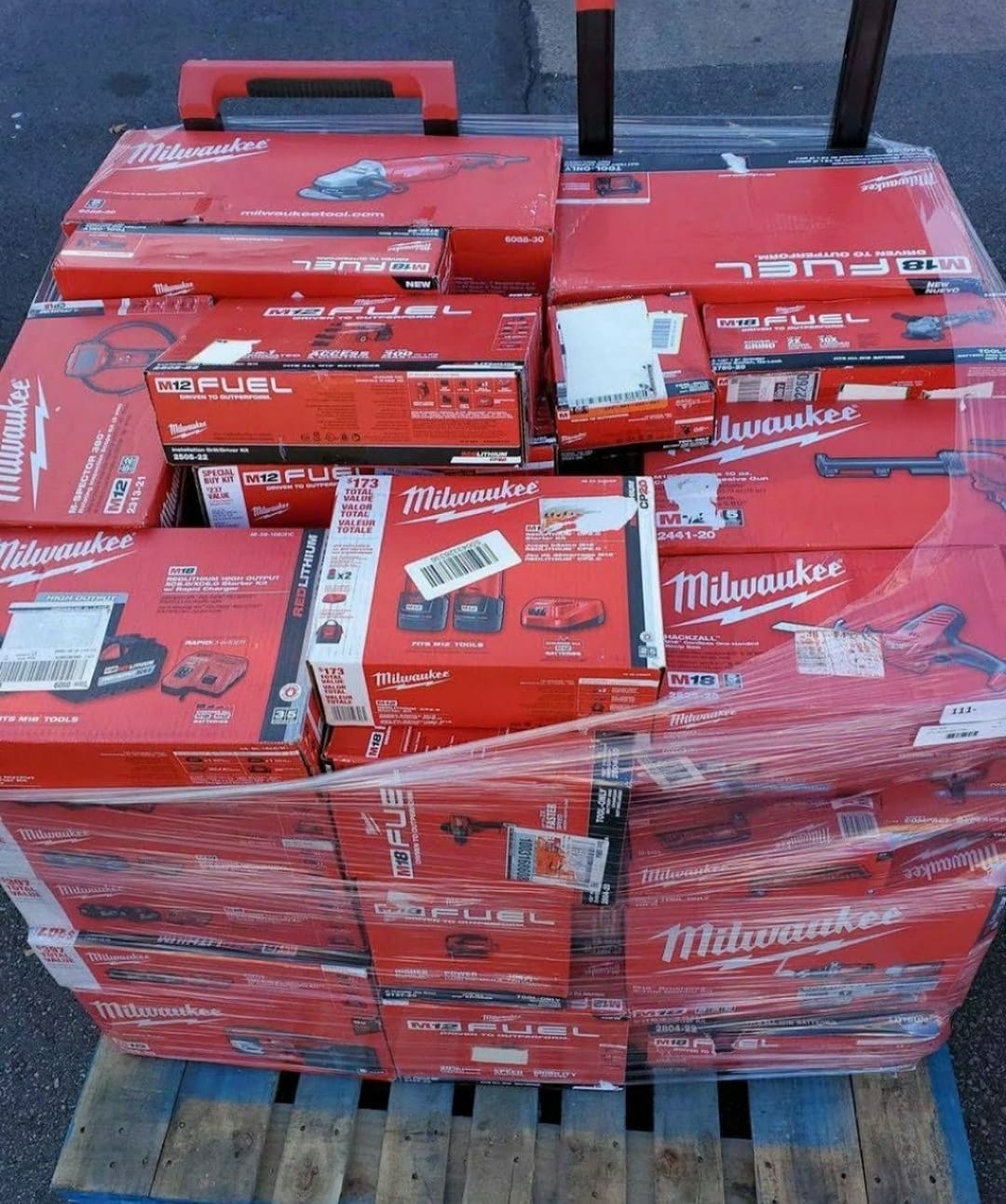 Milwaukee tools pallet
